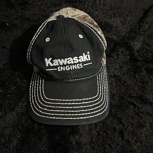 Unisex Kawasaki Engines baseball cap.
